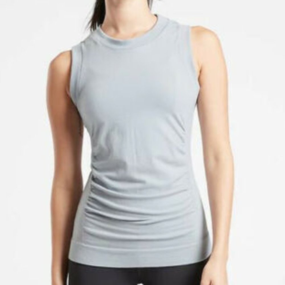 Foresthill Ascent Seamless Tank - XS Voyage Gray